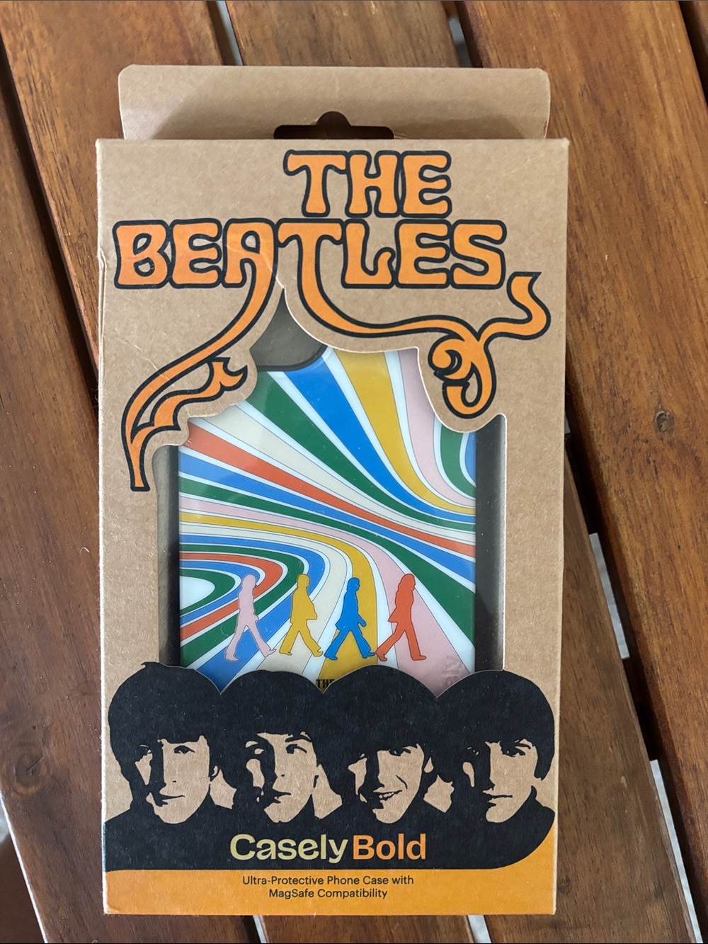 The Beatles Retro Swirl Phone Case by CaselyBold - Multicolor